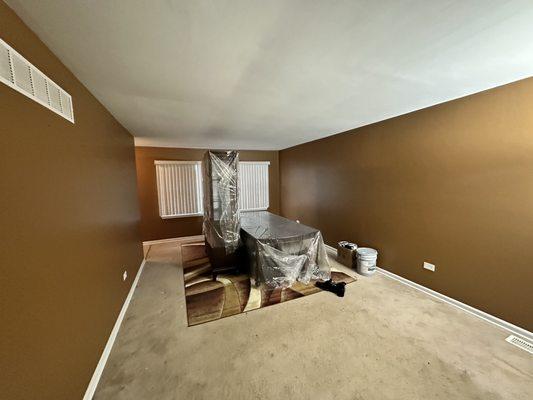 After picture of living room