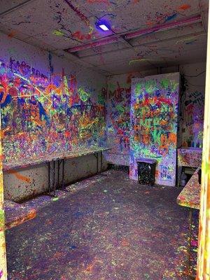 Splatter Paint Room