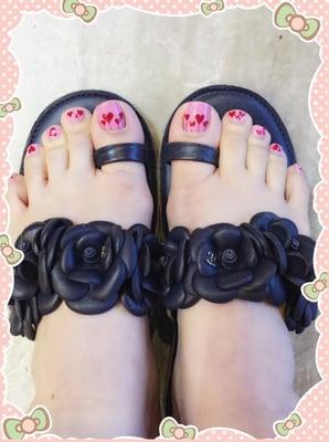 Pedi designs by Jen