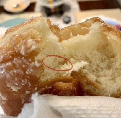 Hair in my donut