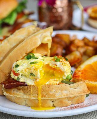 Waffle Benedict