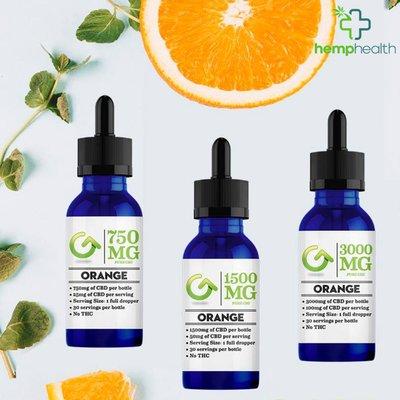 Enjoy the sweet, fresh citrus flavor of our Orange CBD Oil. Made with 100% natural orange extract.