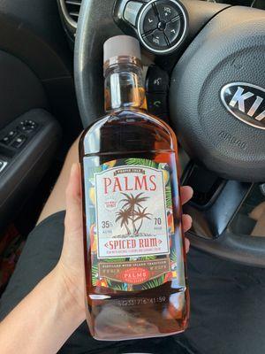 Palms plastic bottle spiced rum $8.99