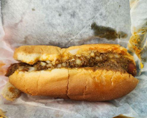 Two dollar chili dogs on Thursdays is a bargain.