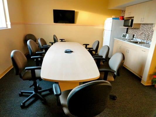 Need a quiet spot to sit with your salesman? Our Conference Room provides you with just that!