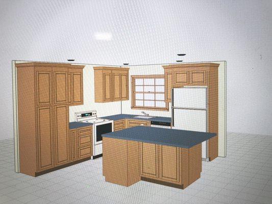 We can help you build your dream kitchen with the newest software in the industry.