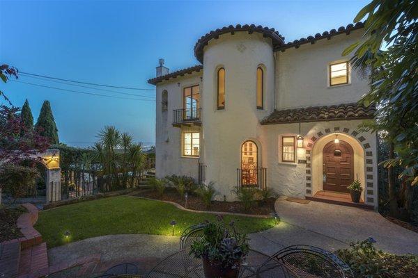 Spanish "Castle" with Spectacular Views! Among Berkeley's most special, authentic vintage homes.