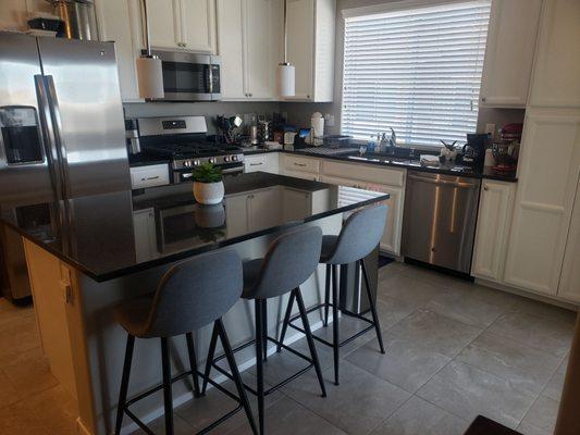 Sparkling clean kitchen