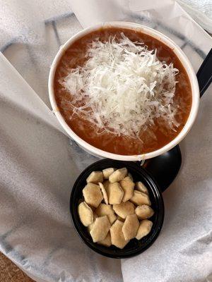 Tomato Basil Gnocchi & Sausage Soup