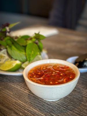 chili fish sauce to go with egg rolls