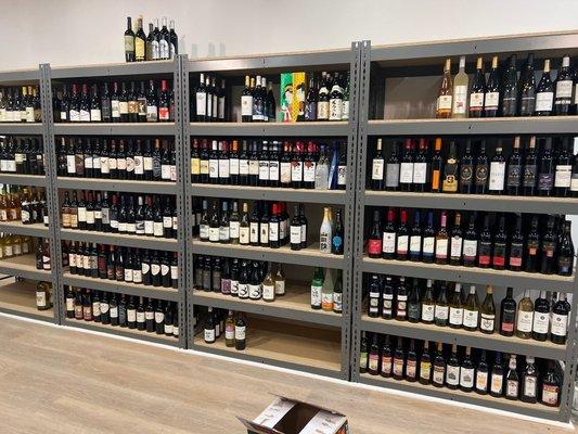 Restocking our wine shelves with over 2000 brands