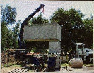 Installing Septic Tank