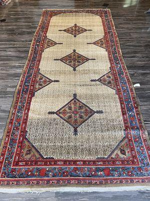 Antique Persian rug repair