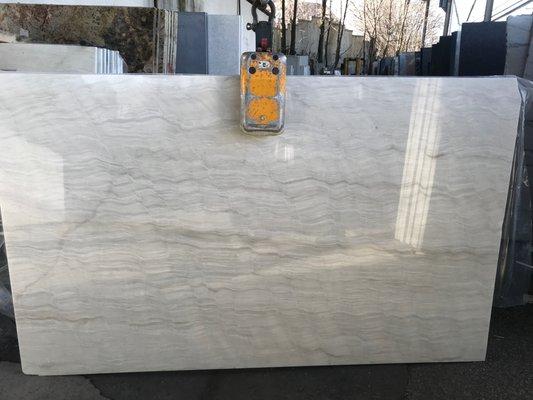 Nestos White 2 cm slabs! 99" x 59" x 3/4"!