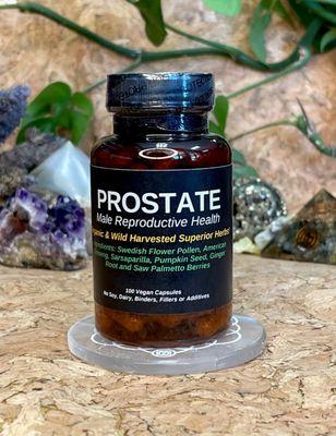 Prostate formula repairing damage, cleansing and strengthening of male reproductive system.  Can reverse urinary issues.