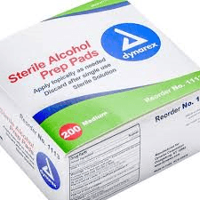 Sterile Alcohol Prep Pads 200/Bx