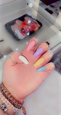 Easter/pastel nails