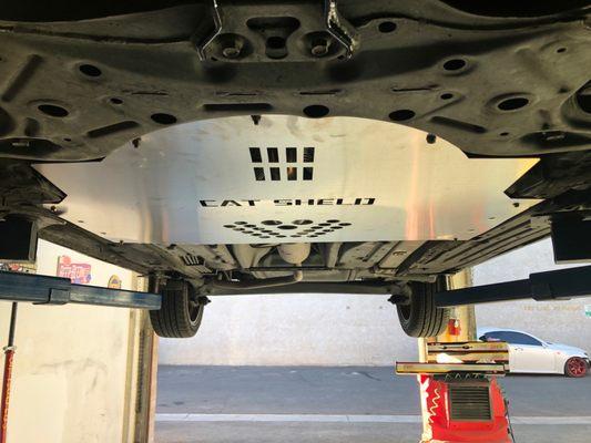 Prius gen 2 catalytic converter shield