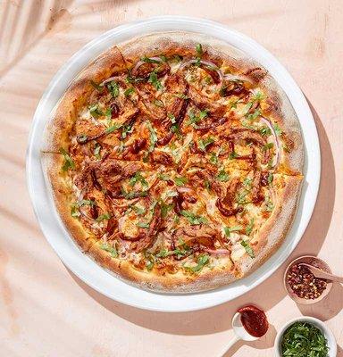 Plant-Based BBQ Chicken Pizza