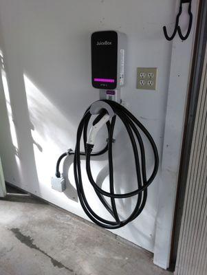 JuiceBox electric vehicle charger.