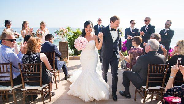 Wedding Ceremony at Casa Romantica San Clemente