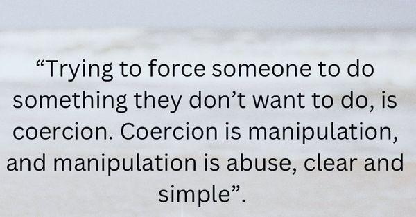 Forced detrimental procedures labeled as compliance is not healthcare. It's control.