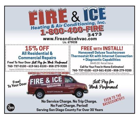 Fire & Ice Heating & Air Conditioning Inc