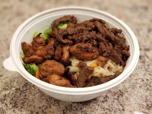 Mixed Chicken & Beef Bowl