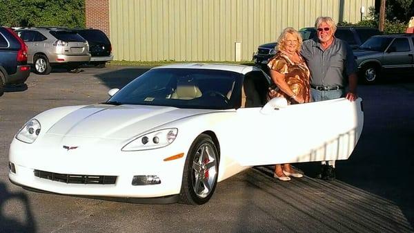 D. Miller with her 2006 Corvette May 31, 2013