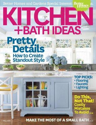 Our kitchen renovation was published in Kitchen + Bath Ideas. In this project we expanded the kitchen & created better traffic flow.