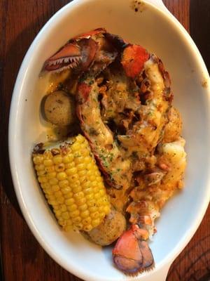 Lobster Bowl (requested grilled lobster and Cajun seasoning)