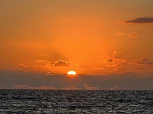 Sunrise time on Wabasso Beach on Saturday morning