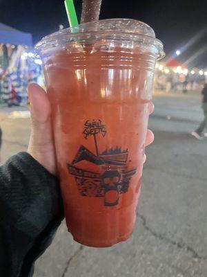 Strawberry lemonade with chili