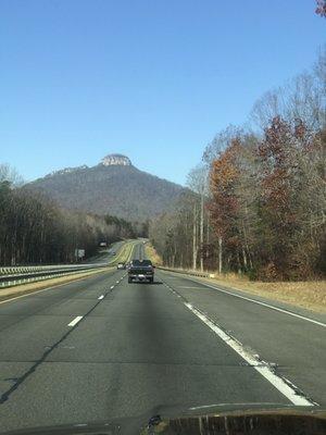 Heading to Pilot Mountain on beautiful day