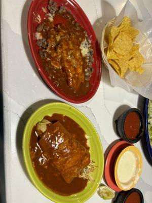 Tamale, Enchilada, Cheese Dip