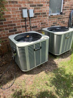 Ac condenser install