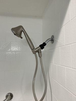 New shower handle