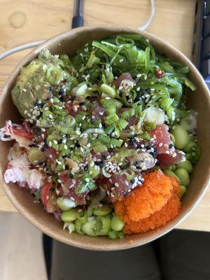 Vitamin Sea Poke Bowl with ahi tuna