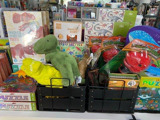 Dinosaur gifts! @ Pixie Toys in Long Beach, CA 7/18/21