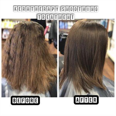 Keratherapy smoothing.