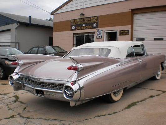 A customers 1959 Cadillac parked on our lot!