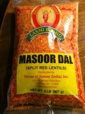 2lbs for $3.99 red lentils