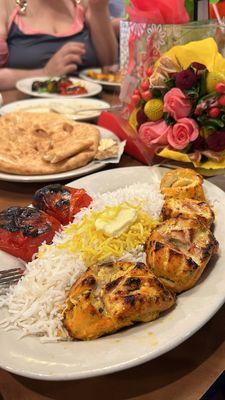 Chicken Kebab Dinner