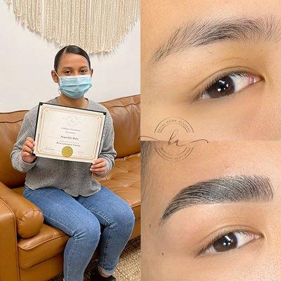 Brow Lamination training by Browlissima in Redwood City, Bay Area, California