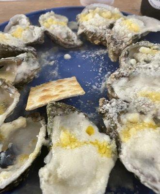 Regular baked oysters