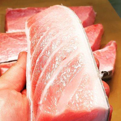 Fresh Bluefin tuna and toro.