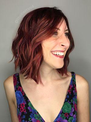 Gorgeous cut and color by our stylist Chelsea