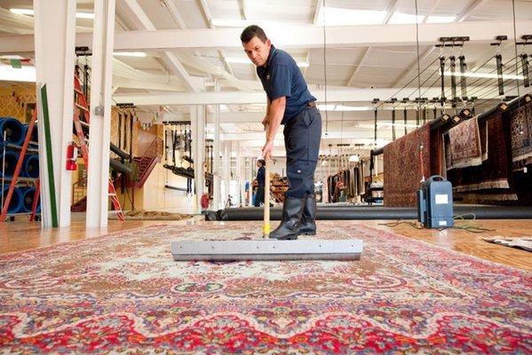 Oriental rug cleaning