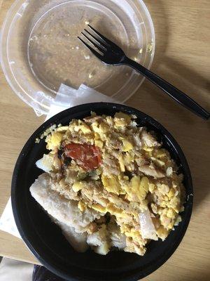 Ackee and Salt Fish Breakfast