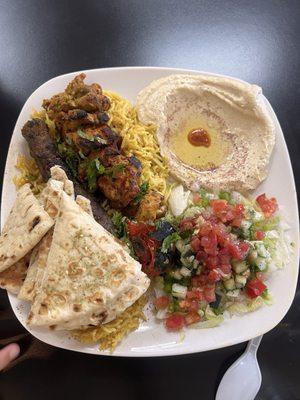 Chicken Shish Kabob Plate